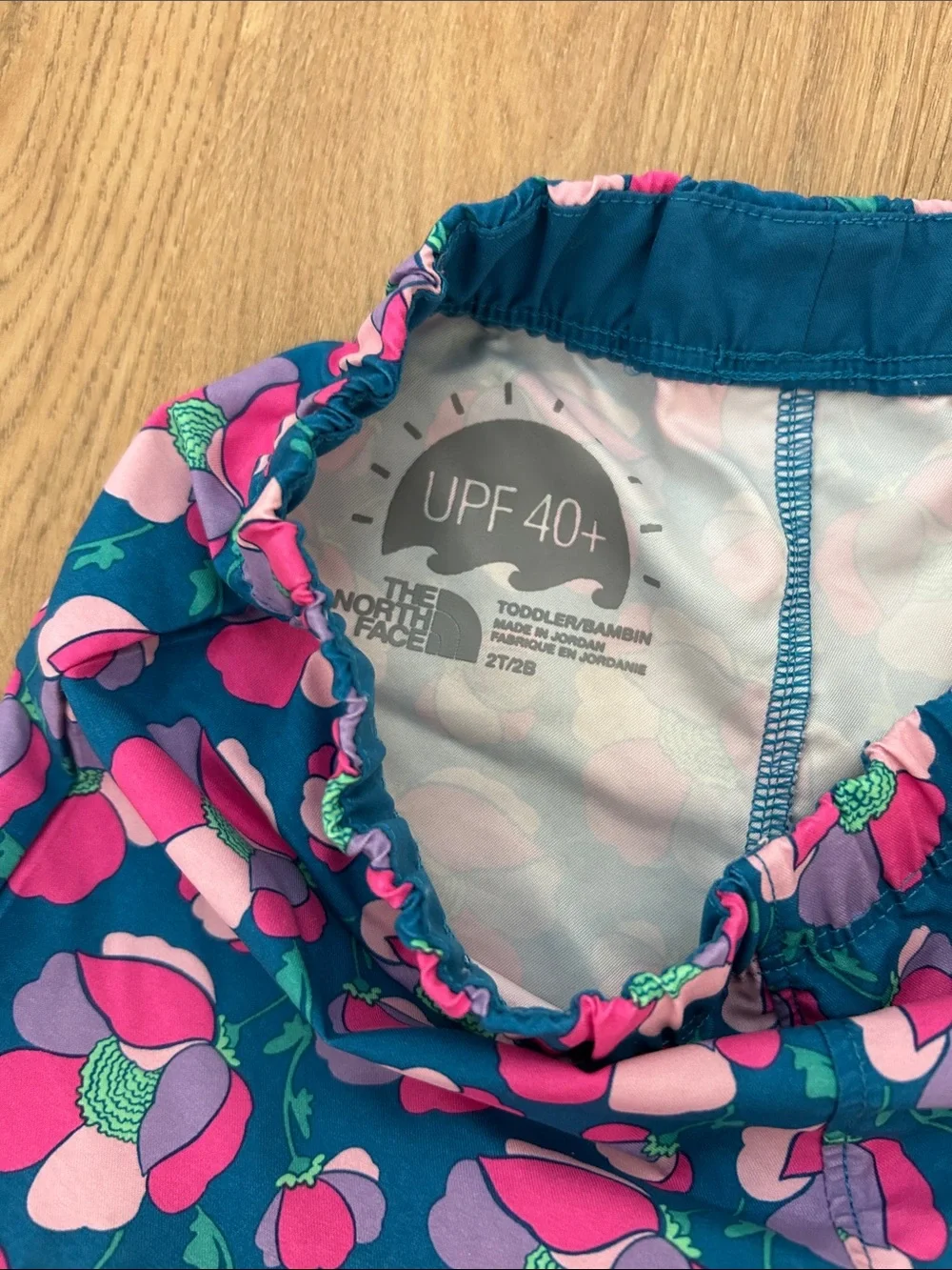 The North Face Floral‎ Swim Shorts Size 2T